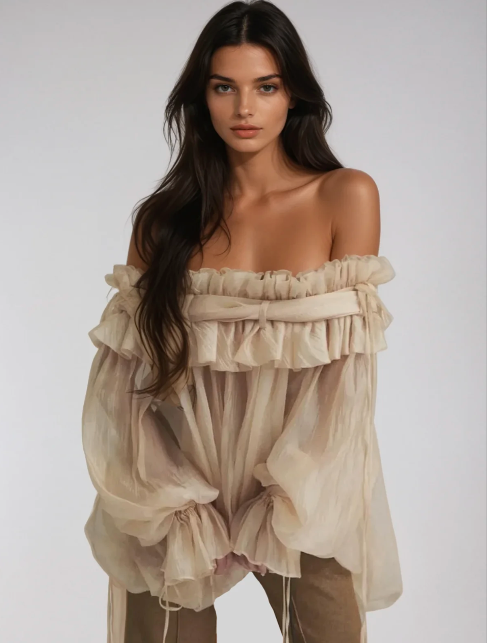 Amelie Ruffle Top
