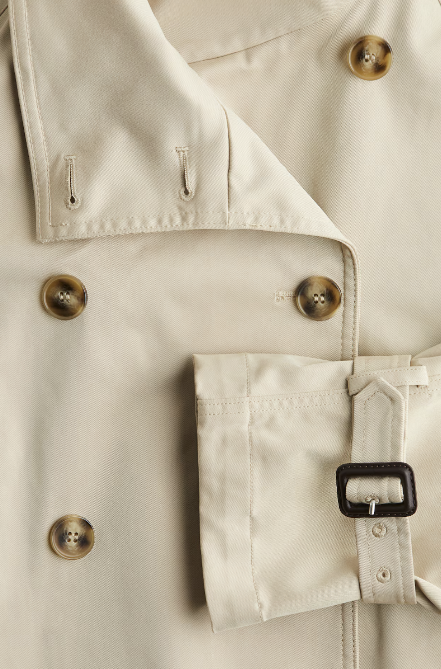 Veronica Cropped Trench Jacket