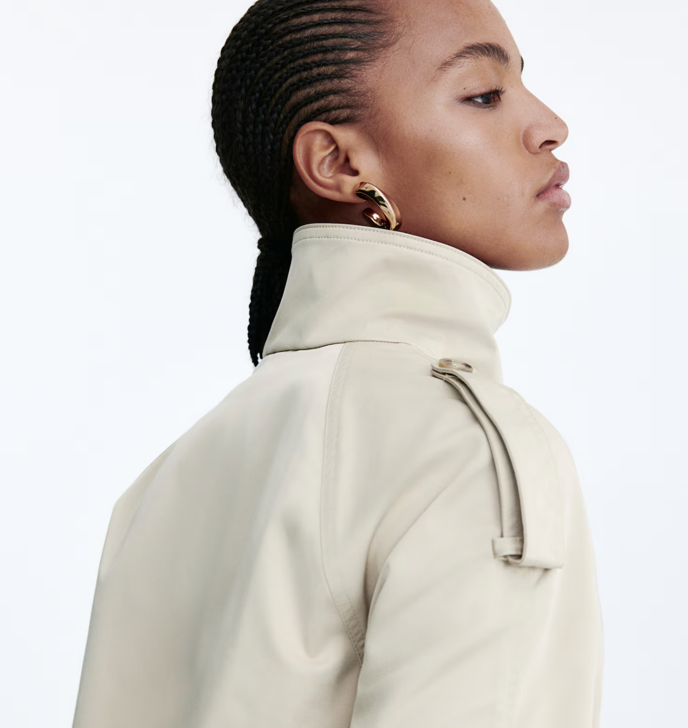 Veronica Cropped Trench Jacket